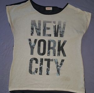 Sheer Back New York City Tee
